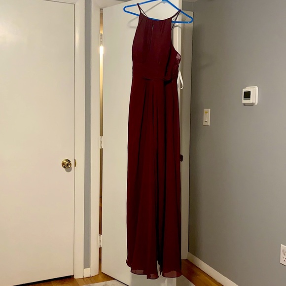 NWT AZAZIE ‘Bonnie Allure’ gown in Cabernet - Picture 2 of 6